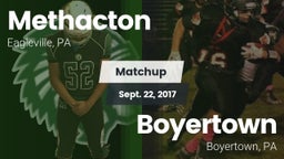 Matchup: Methacton vs. Boyertown  2017