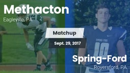 Matchup: Methacton vs. Spring-Ford  2017
