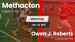 Matchup: Methacton vs. Owen J. Roberts  2017