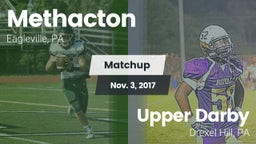 Matchup: Methacton vs. Upper Darby  2017