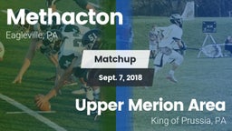 Matchup: Methacton vs. Upper Merion Area  2018