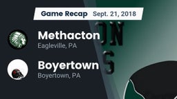 Recap: Methacton  vs. Boyertown  2018
