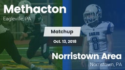 Matchup: Methacton vs. Norristown Area  2018