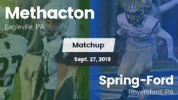 Matchup: Methacton vs. Spring-Ford  2019