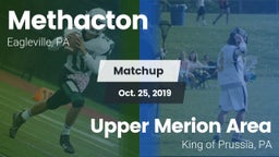 Matchup: Methacton vs. Upper Merion Area  2019
