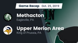 Recap: Methacton  vs. Upper Merion Area  2019