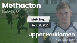 Matchup: Methacton vs. Upper Perkiomen  2020