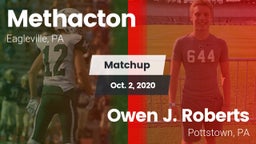 Matchup: Methacton vs. Owen J. Roberts  2020