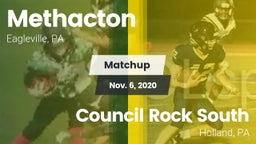 Matchup: Methacton vs. Council Rock South  2020
