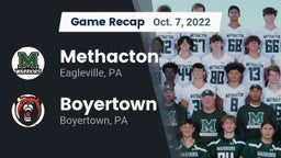 Recap: Methacton  vs. Boyertown  2022