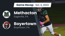 Recap: Methacton  vs. Boyertown  2023