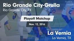 Matchup: Rio Grande Grulla vs. La Vernia  2016