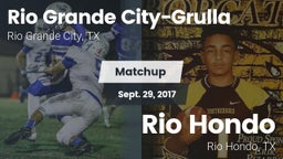 Matchup: Rio Grande Grulla vs. Rio Hondo  2017