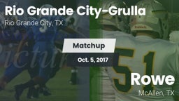 Matchup: Rio Grande Grulla vs. Rowe  2017