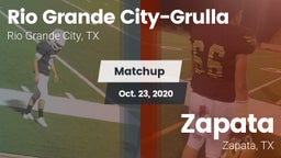 Matchup: Rio Grande Grulla vs. Zapata  2020