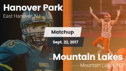 Matchup: Hanover Park High vs. Mountain Lakes  2017