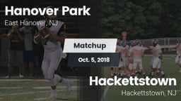 Matchup: Hanover Park High vs. Hackettstown  2018