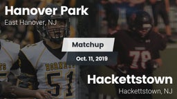 Matchup: Hanover Park High vs. Hackettstown  2019
