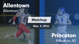 Matchup: Allentown High vs. Princeton  2016