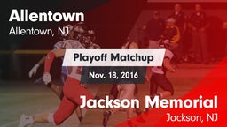 Matchup: Allentown High vs. Jackson Memorial  2016