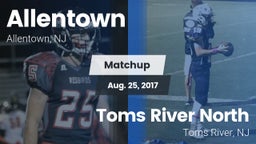 Matchup: Allentown High vs. Toms River North  2017