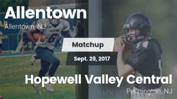 Matchup: Allentown High vs. Hopewell Valley Central  2017