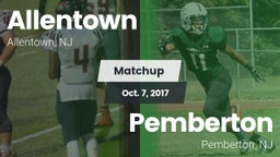 Matchup: Allentown High vs. Pemberton  2017