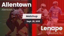 Matchup: Allentown High vs. Lenape  2018