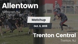 Matchup: Allentown High vs. Trenton Central  2018