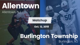 Matchup: Allentown High vs. Burlington Township  2018