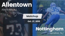 Matchup: Allentown High vs. Nottingham  2018