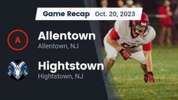 Recap: Allentown  vs. Hightstown  2023
