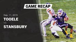 Recap: Tooele  vs. Stansbury  2015