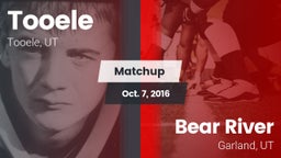 Matchup: Tooele  vs. Bear River  2016