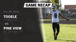 Recap: Tooele  vs. Pine View  2016