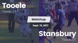 Matchup: Tooele  vs. Stansbury  2017