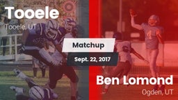 Matchup: Tooele  vs. Ben Lomond  2017