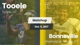 Matchup: Tooele  vs. Bonneville  2017