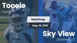 Matchup: Tooele  vs. Sky View  2018