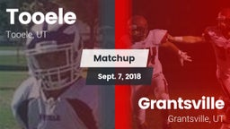Matchup: Tooele  vs. Grantsville  2018