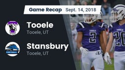 Recap: Tooele  vs. Stansbury  2018
