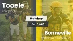 Matchup: Tooele  vs. Bonneville  2018