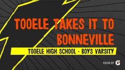Tooele football highlights Tooele takes it to Bonneville