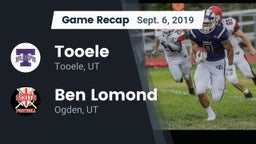 Recap: Tooele  vs. Ben Lomond  2019