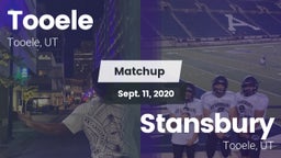 Matchup: Tooele  vs. Stansbury  2020