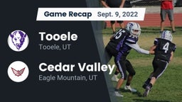 Recap: Tooele  vs. Cedar Valley  2022