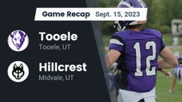 Recap: Tooele  vs. Hillcrest   2023