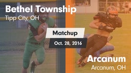 Matchup: Bethel vs. Arcanum  2016