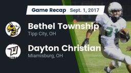 Recap: Bethel Township  vs. Dayton Christian  2017