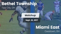 Matchup: Bethel vs. Miami East  2017